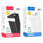 Power Bank 50000mAh 22.5W hoco J86A LED Light - ថ្មជំនួយ hoco J86A LED 5000០ មីលីអំពែពេញ មានអំពូល