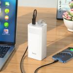 Power Bank 40000mAh 22.5W hoco J86 Full LED Light - ថ្មជំនួយ hoco J86 LED 4000០ មីលីអំពែពេញ មានអំពូល