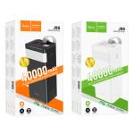 Power Bank 40000mAh 22.5W hoco J86 Full LED Light - ថ្មជំនួយ hoco J86 LED 4000០ មីលីអំពែពេញ មានអំពូល