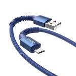 Cable Charger hoco X71 Micro - ខ្សែសាកក្រណាត់ ហូកូ X71 Micro