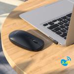Mouse Wireless+Bluetooth Dual Mode hoco GM15 - ម៉ៅអត់ខ្សែ និង ប៊្លូធូស hoco GM15