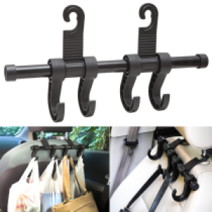 Hanger Car neck back seat 4 hooks - ទំពួកក្រវ៉ាវ កកៅអីឡាន 4ទំពួក