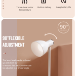 Desk Lamp LED XO OZ04 Light 3color 1200mAh  - អំពូលដាក់លើតុ ប្រើថ្ម XO OZ04 ភ្លើងបីពណ៌ 1200mAh 