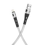 Cable Charger hoco U105 iPhone Treasure jelly - ខ្សែសាក ហូកូ U105 ជ័រទន់ ក្បាល iPhone