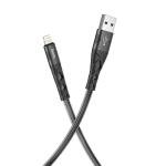 Cable Charger hoco U105 iPhone Treasure jelly - ខ្សែសាក ហូកូ U105 ជ័រទន់ ក្បាល iPhone