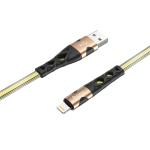 Cable Charger hoco U105 iPhone Treasure jelly - ខ្សែសាក ហូកូ U105 ជ័រទន់ ក្បាល iPhone