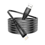 Cable Charger hoco U105 iPhone Treasure jelly - ខ្សែសាក ហូកូ U105 ជ័រទន់ ក្បាល iPhone