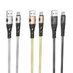 Cable Charger hoco U105 Type-C Treasure jelly - ខ្សែសាក ហូកូ U105 ជ័រទន់ ក្បាល Type-C