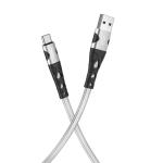 Cable Charger hoco U105 Type-C Treasure jelly - ខ្សែសាក ហូកូ U105 ជ័រទន់ ក្បាល Type-C