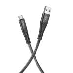 Cable Charger hoco U105 Type-C Treasure jelly - ខ្សែសាក ហូកូ U105 ជ័រទន់ ក្បាល Type-C