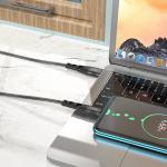 Cable Charger hoco U105 Type-C Treasure jelly - ខ្សែសាក ហូកូ U105 ជ័រទន់ ក្បាល Type-C