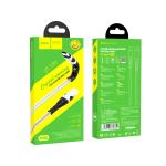 Cable Charger hoco U105 Type-C Treasure jelly - ខ្សែសាក ហូកូ U105 ជ័រទន់ ក្បាល Type-C