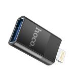Converter OTG iPhone to USB2.0 hoco UA17 - ឌុយបំឡែង OTG អាយហ្វូនទៅ USB2.0 hoco UA17