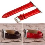 Strap Crocodile leather hoco SWS08 iWatch 38/40mm - ខ្សែនាឡិកា ហូកូ ស្បែកក្រពើ 38,40មម