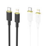 Cable Charger PD20W Hoco U109 iPhone 1.2m - ខ្សែសាកជ័រ ហូកូ​ U109 PD អាយហ្វូន 1.2ម