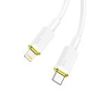 Cable Charger PD20W Hoco U109 iPhone 1.2m - ខ្សែសាកជ័រ ហូកូ​ U109 PD អាយហ្វូន 1.2ម