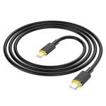 Cable Charger PD20W Hoco U109 iPhone 1.2m - ខ្សែសាកជ័រ ហូកូ​ U109 PD អាយហ្វូន 1.2ម