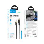 Cable Charger PD20W Hoco U109 iPhone 1.2m - ខ្សែសាកជ័រ ហូកូ​ U109 PD អាយហ្វូន 1.2ម