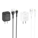 Power Charger Hoco C96 iPhone - ឆ្នាំងសាក​ ហូកូ C96 មានខ្សែ iPhone