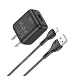 Power Charger Hoco C96 iPhone - ឆ្នាំងសាក​ ហូកូ C96 មានខ្សែ iPhone