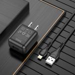 Power Charger Hoco C96 iPhone - ឆ្នាំងសាក​ ហូកូ C96 មានខ្សែ iPhone