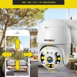 Camera Bullet  360° Wifi 2M SECTEC ST-393-2M Tuya - កាមេរ៉ាសុវត្ថិភាព 360 SECTEC ST-393-2M 1080p