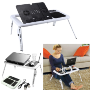 Laptop Table Foldable E-TABLE - តុដេក កុំព្យូទ័រយួរដៃ E-TABLE