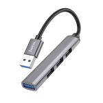 HUB Converter USB to USB3.0/USB2.0*3 hoco HB26 - ដុំបំបែក USB ហូកូ HB26(USB to USB3.0+USB2.0*3)