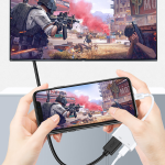 Converter Lightning to HDMI+Lightning XO HUB005 - ឌុយបំឡែង XO HUB005 ឌុយអាយហ្វូនទៅ HDMI+Lightning
