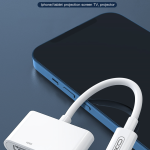 Converter Lightning to HDMI+Lightning XO HUB005 - ឌុយបំឡែង XO HUB005 ឌុយអាយហ្វូនទៅ HDMI+Lightning