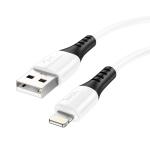 Cable Charger silicone hoco X82 iPhone - ខ្សែសាកស៊ីលីខុន ហូកូ​ X82 iPhone 1ម៉ែត