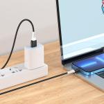 Cable Charger silicone hoco X82 iPhone - ខ្សែសាកស៊ីលីខុន ហូកូ​ X82 iPhone 1ម៉ែត