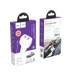 Power Car Charger Hoco ​Z36 Cable iPhone - ឆ្នាំងសាកក្នុងឡាន Z36 រុន 2 មានខ្សែ iPhone