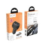 Power Car Charger Hoco ​Z36 Cable iPhone - ឆ្នាំងសាកក្នុងឡាន Z36 រុន 2 មានខ្សែ iPhone