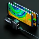 Power Car Charger Hoco ​Z36 Cable Micro - ឆ្នាំងសាកក្នុងឡាន Z36 រុន 2 មានខ្សែ Micro