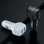 Power Car Charger Hoco ​Z36 Cable Type-C - ឆ្នាំងសាកក្នុងឡាន Z36 រុន 2 មានខ្សែ TypeC