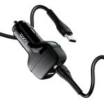 Power Car Charger Hoco ​Z36 Cable Type-C - ឆ្នាំងសាកក្នុងឡាន Z36 រុន 2 មានខ្សែ TypeC
