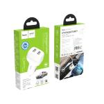 Power Car Charger Hoco ​Z36 Cable Type-C - ឆ្នាំងសាកក្នុងឡាន Z36 រុន 2 មានខ្សែ TypeC
