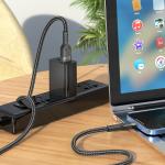 Cable Charger Hoco U110 iphone 1.2m - ខ្សែសាកស្រោបក្រណាត់ ហូកូ​ U110 អាយហ្វូន