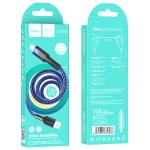 Cable Charger Hoco U110 iphone 1.2m - ខ្សែសាកស្រោបក្រណាត់ ហូកូ​ U110 អាយហ្វូន