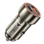 Power Car Charger hoco Z46A(PD20W+QC3.0) - ឆ្នាំសាកក្នុឡាន ហូកូ Z46A PD20W+QC3.0