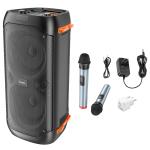 Speaker Bluetooth hoco BS53 (2 Wireless Mics) - បាស់ប្ល៊ូធូសប្រើថ្ម  ហូកូ BS53 មានមេក្រូប៊្លូធូស2