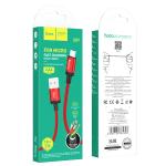 Cable Charger hoco X89 Micro - ខ្សែសាកក្រណាត់ ហូកូ X89 ក្បាល Micro
