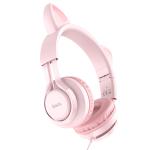 Headset Wire HOCO W36 Cat ear - កាស់ក្តោបត្រជៀក ហូកូ W36 Cat ear