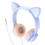 Headset Wire HOCO W36 Cat ear - កាស់ក្តោបត្រជៀក ហូកូ W36 Cat ear