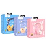 Headset Wire HOCO W36 Cat ear - កាស់ក្តោបត្រជៀក ហូកូ W36 Cat ear