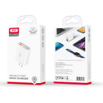 Power Charger QC/AFC/FCP XO L100​ 4USB No Cable - ឆ្នាំងសាក លឿន XO L100 4USB(QC/AFC/FCP) ដុំ