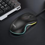 Mouse Wired hoco GM19 Enjoy gaming luminous - ម៉ៅខ្សែរ hoco GM19 Enjoy gaming luminous