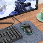 Mouse Wired hoco GM19 Enjoy gaming luminous - ម៉ៅខ្សែរ hoco GM19 Enjoy gaming luminous