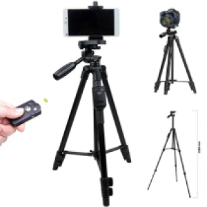 Holder Stand Tripod YT-5208 +Clipper + Bluetooth - ជើងត្រីផត ប្លូធូស YT-5208 + ប្រចាប់ + តេឡេ
